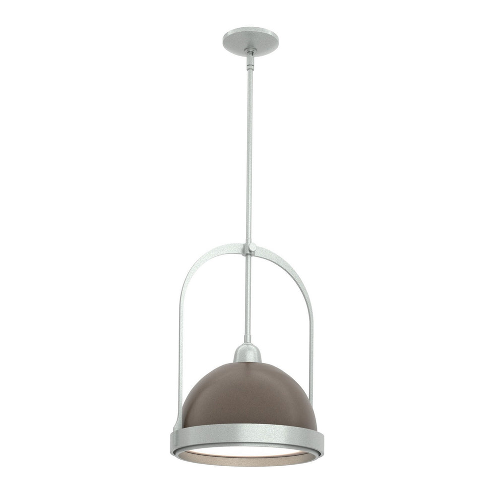 Hubbardton Forge - One Light Mini Pendant - Atlas - Vintage Platinum- Union Lighting Luminaires Decor