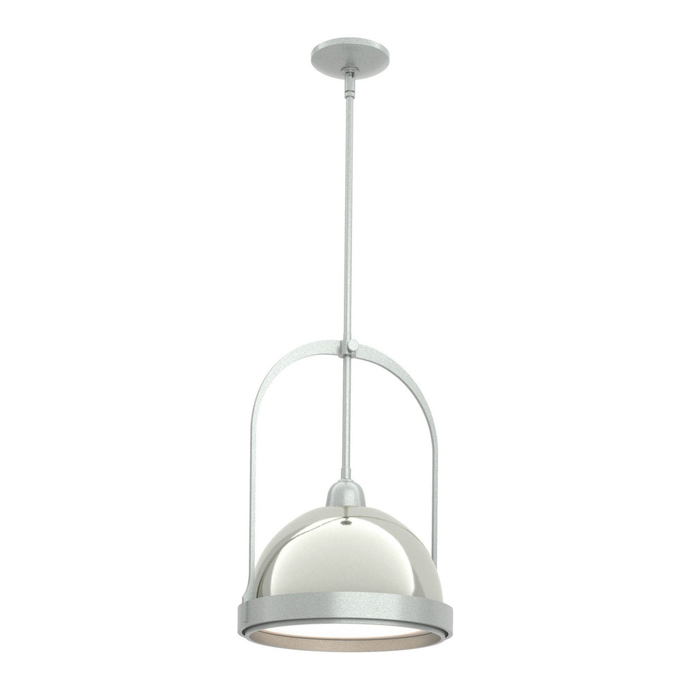 Hubbardton Forge - One Light Mini Pendant - Atlas - Vintage Platinum- Union Lighting Luminaires Decor
