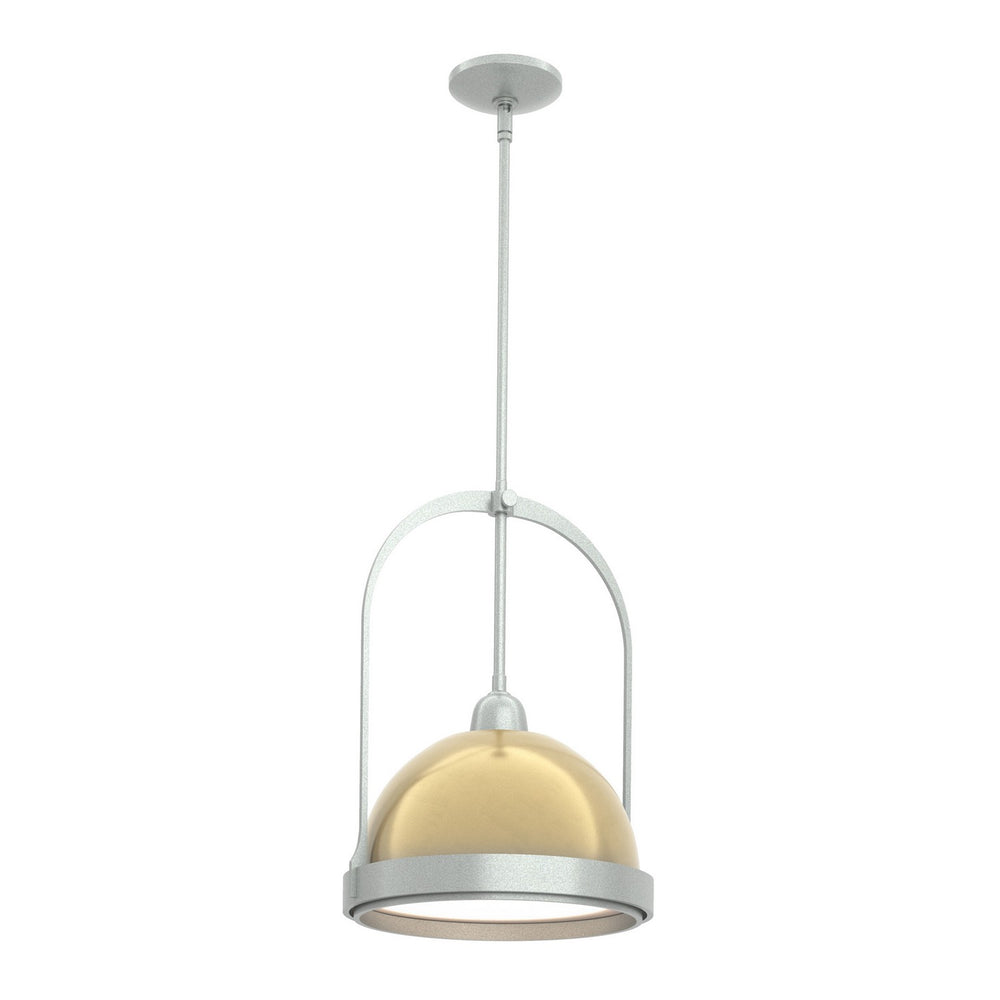 Hubbardton Forge - One Light Mini Pendant - Atlas - Vintage Platinum- Union Lighting Luminaires Decor