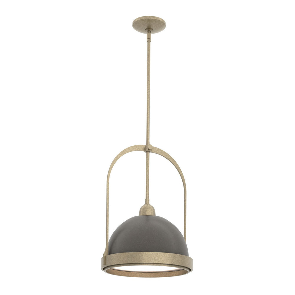 Hubbardton Forge - One Light Mini Pendant - Atlas - Soft Gold- Union Lighting Luminaires Decor