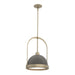 Hubbardton Forge - One Light Mini Pendant - Atlas - Soft Gold- Union Lighting Luminaires Decor