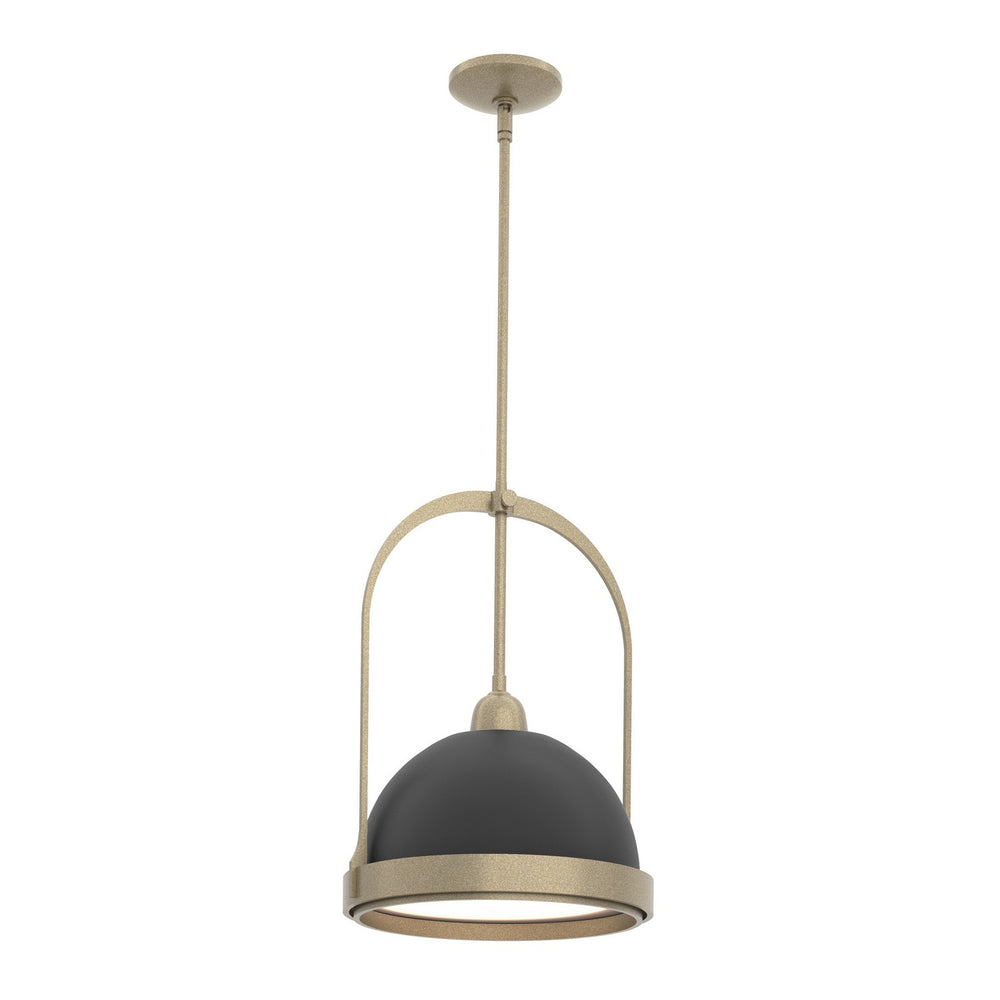 Hubbardton Forge - One Light Mini Pendant - Atlas - Soft Gold- Union Lighting Luminaires Decor