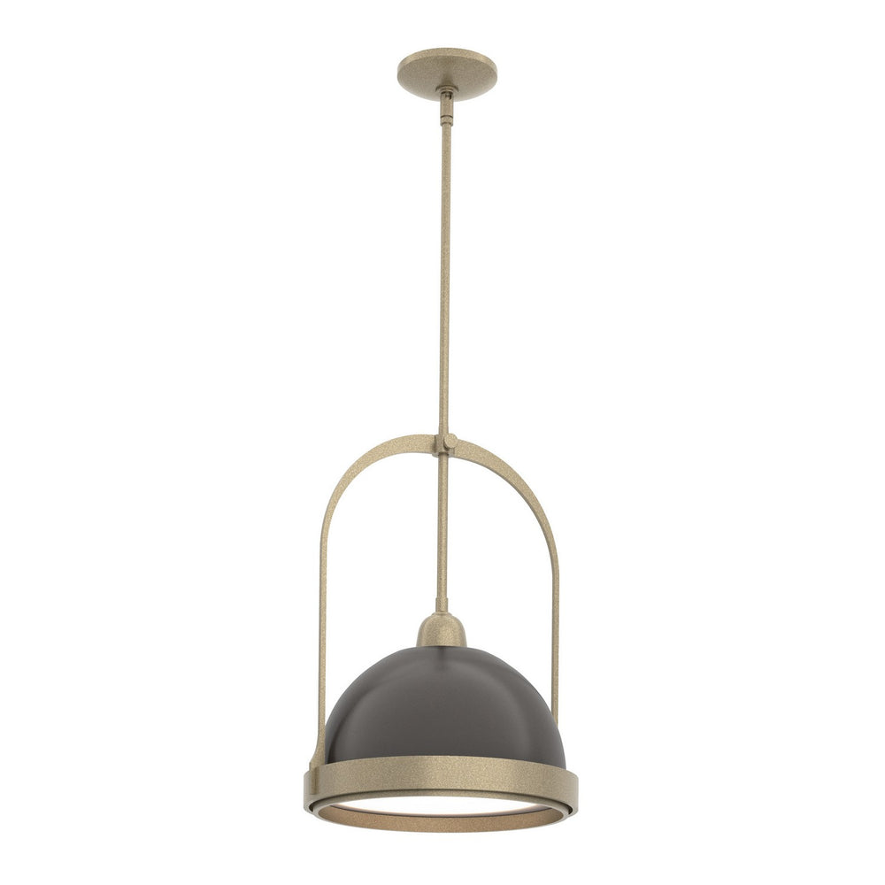 Hubbardton Forge - One Light Mini Pendant - Atlas - Soft Gold- Union Lighting Luminaires Decor