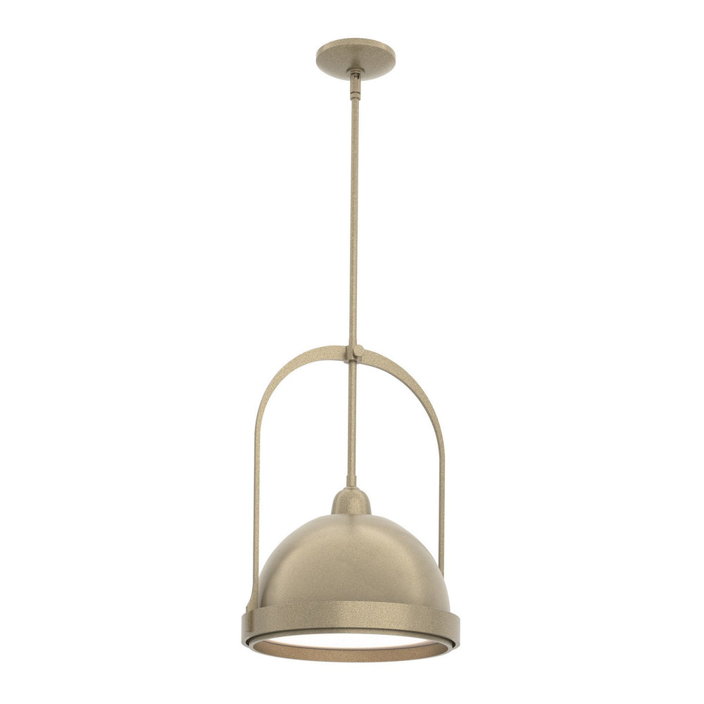 Hubbardton Forge - One Light Mini Pendant - Atlas - Soft Gold- Union Lighting Luminaires Decor