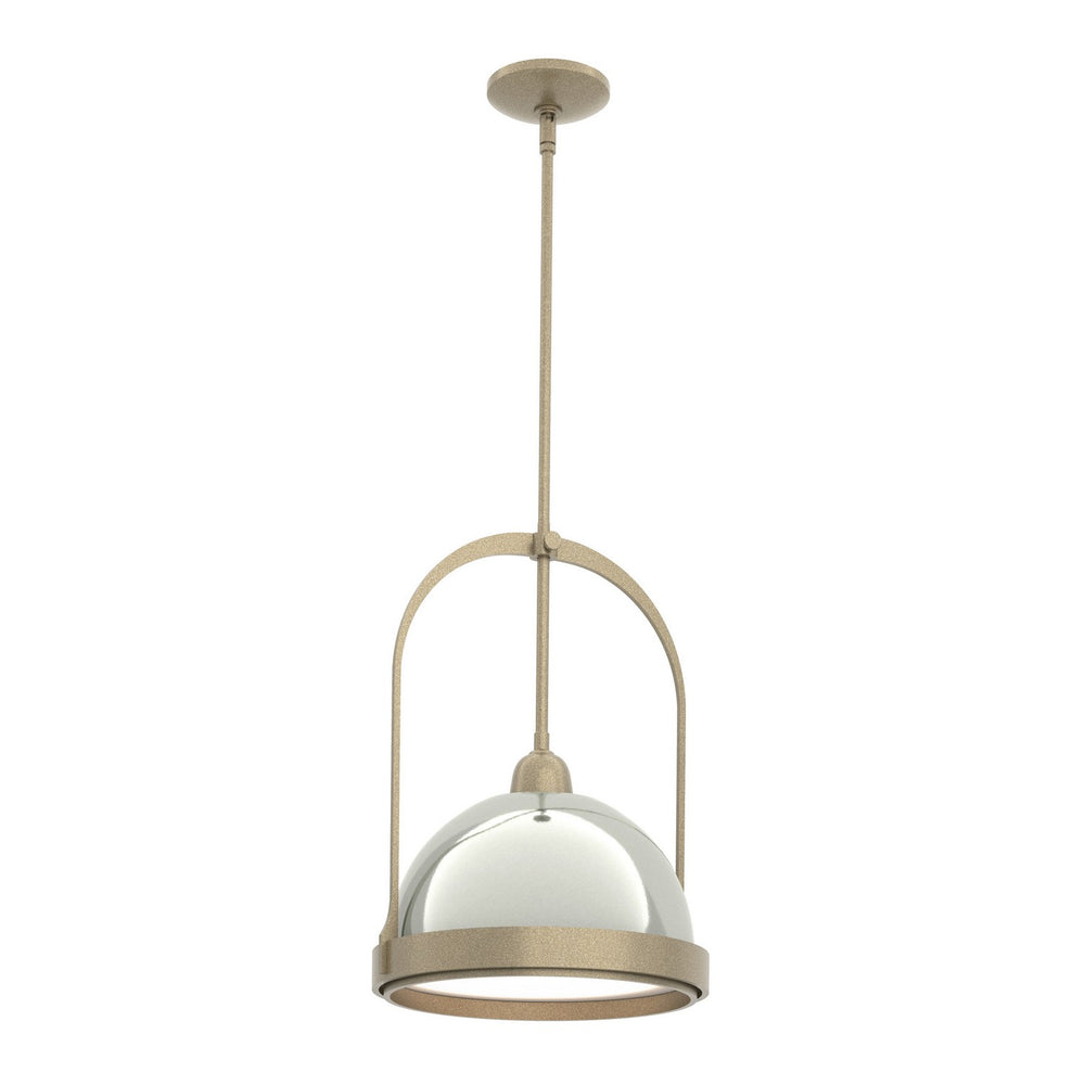 Hubbardton Forge - One Light Mini Pendant - Atlas - Soft Gold- Union Lighting Luminaires Decor