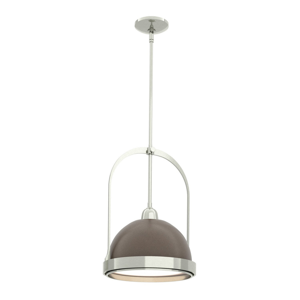 Hubbardton Forge - One Light Mini Pendant - Atlas - Sterling- Union Lighting Luminaires Decor