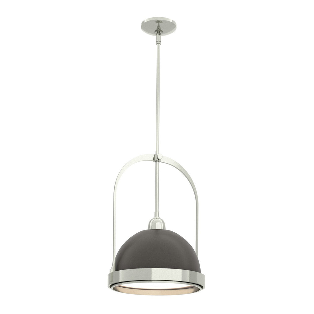 Hubbardton Forge - One Light Mini Pendant - Atlas - Sterling- Union Lighting Luminaires Decor