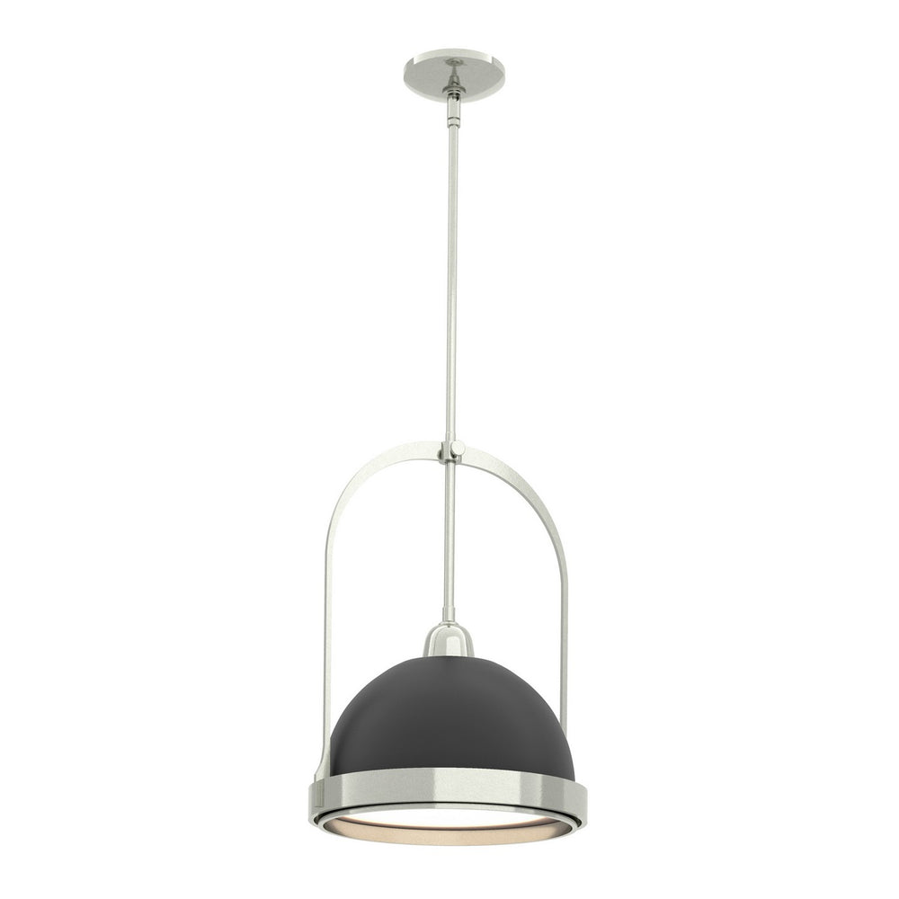 Hubbardton Forge - One Light Mini Pendant - Atlas - Sterling- Union Lighting Luminaires Decor