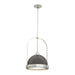 Hubbardton Forge - One Light Mini Pendant - Atlas - Sterling- Union Lighting Luminaires Decor