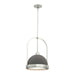 Hubbardton Forge - One Light Mini Pendant - Atlas - Sterling- Union Lighting Luminaires Decor