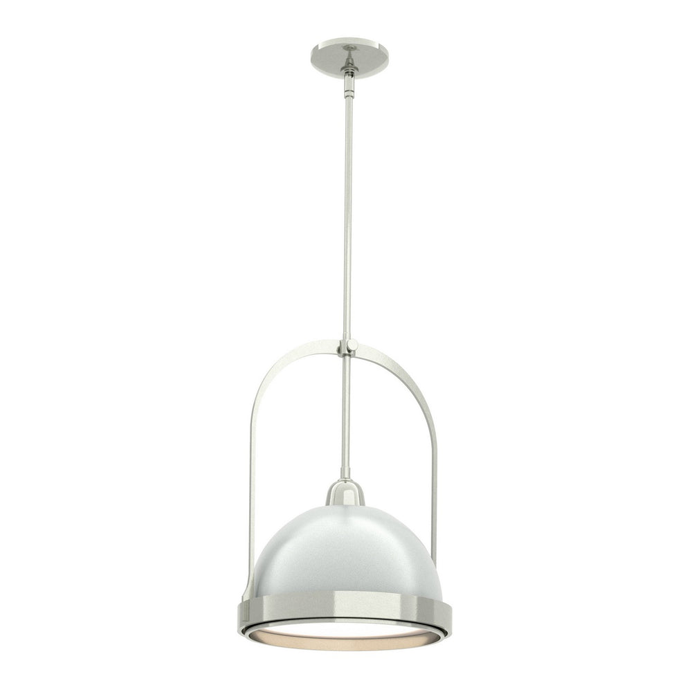 Hubbardton Forge - One Light Mini Pendant - Atlas - Sterling- Union Lighting Luminaires Decor