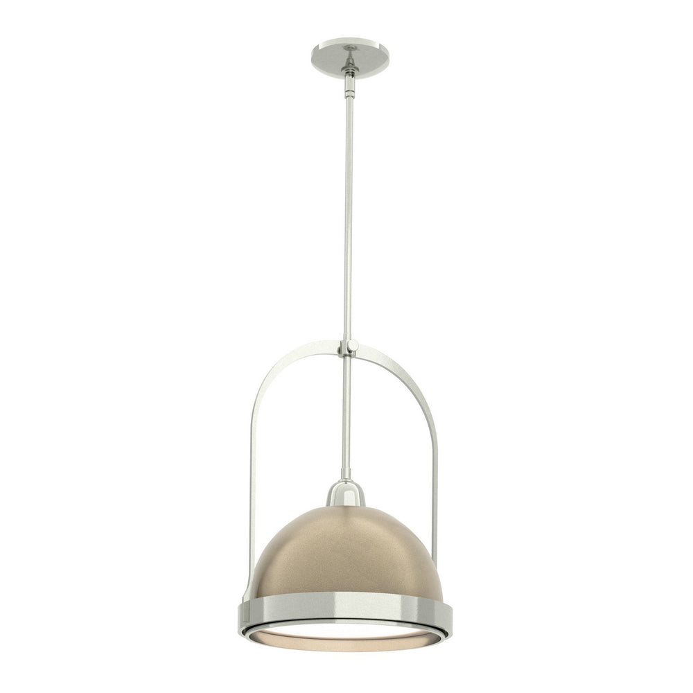 Hubbardton Forge - One Light Mini Pendant - Atlas - Sterling- Union Lighting Luminaires Decor
