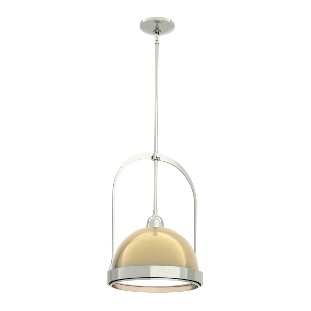 Hubbardton Forge - One Light Mini Pendant - Atlas - Sterling- Union Lighting Luminaires Decor