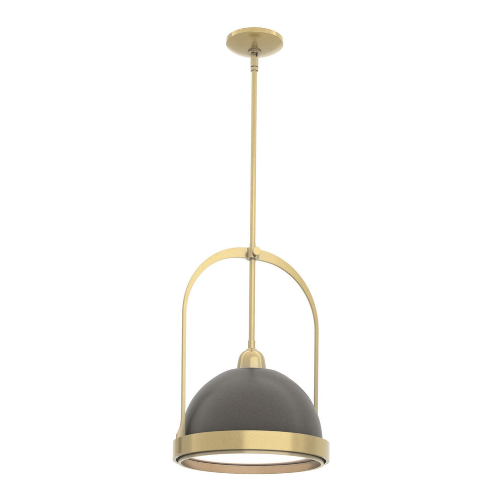 Hubbardton Forge - One Light Mini Pendant - Atlas - Modern Brass- Union Lighting Luminaires Decor