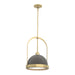 Hubbardton Forge - One Light Mini Pendant - Atlas - Modern Brass- Union Lighting Luminaires Decor