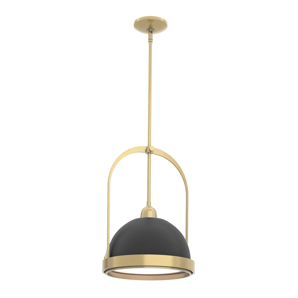 Hubbardton Forge - One Light Mini Pendant - Atlas - Modern Brass- Union Lighting Luminaires Decor