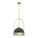 Hubbardton Forge - One Light Mini Pendant - Atlas - Modern Brass- Union Lighting Luminaires Decor