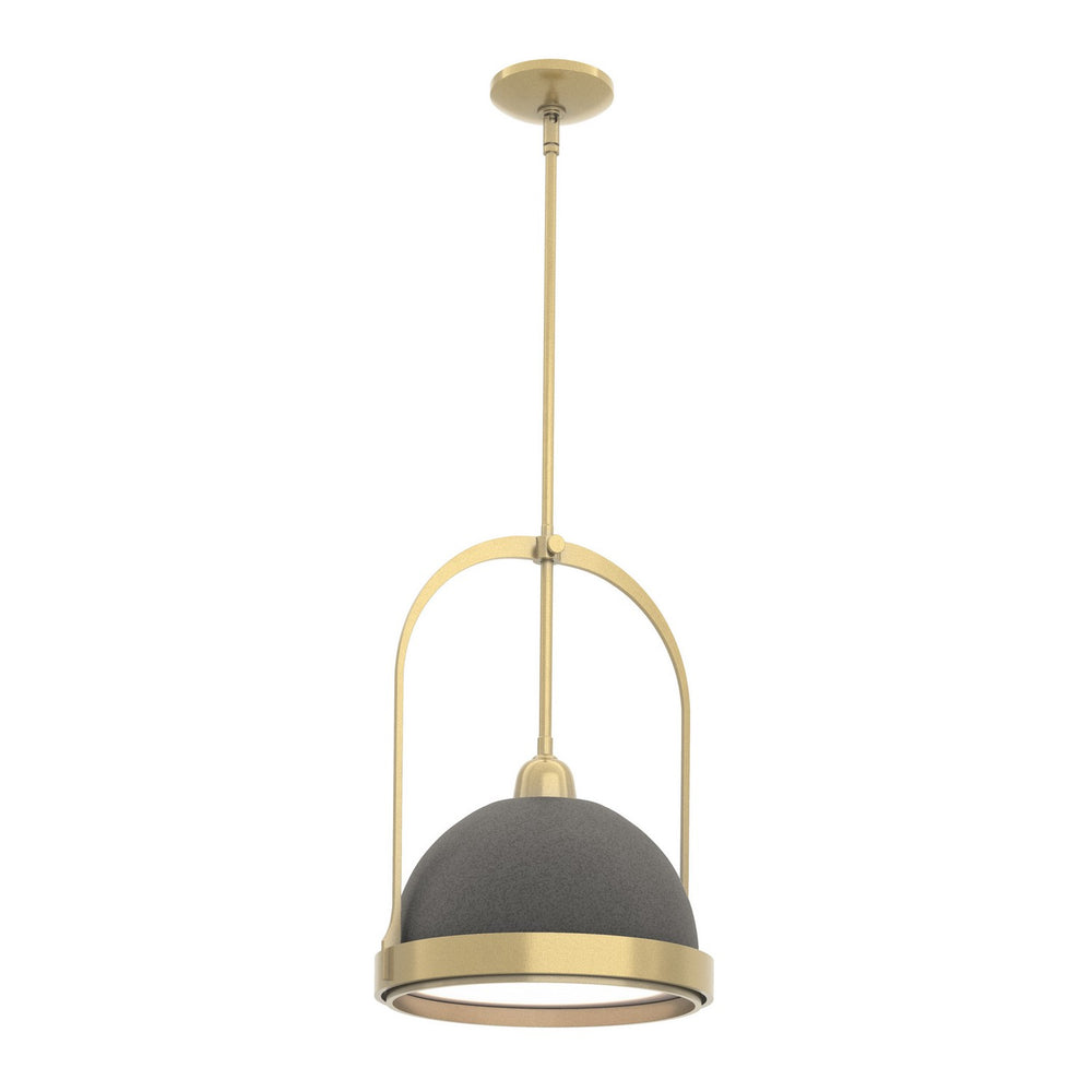 Hubbardton Forge - One Light Mini Pendant - Atlas - Modern Brass- Union Lighting Luminaires Decor