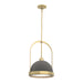 Hubbardton Forge - One Light Mini Pendant - Atlas - Modern Brass- Union Lighting Luminaires Decor