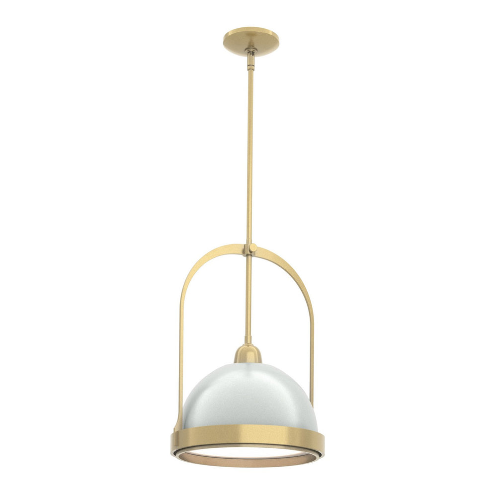 Hubbardton Forge - One Light Mini Pendant - Atlas - Modern Brass- Union Lighting Luminaires Decor