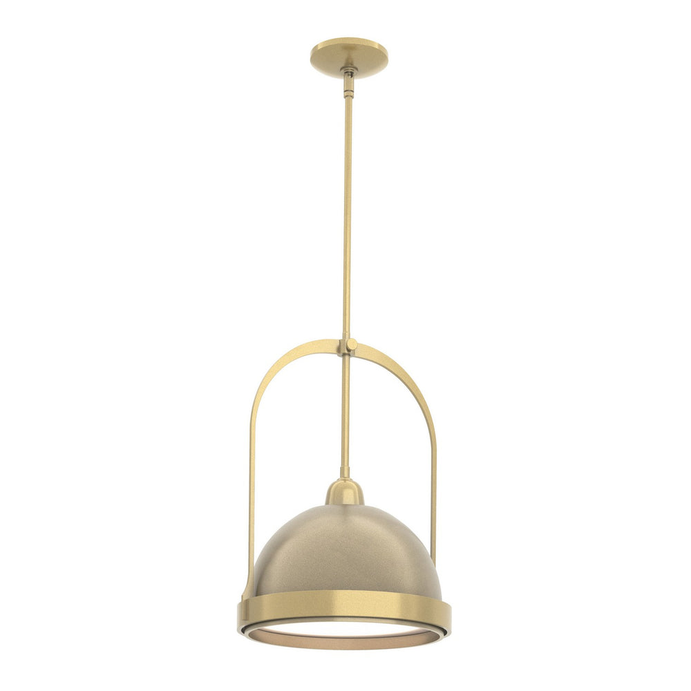 Hubbardton Forge - One Light Mini Pendant - Atlas - Modern Brass- Union Lighting Luminaires Decor