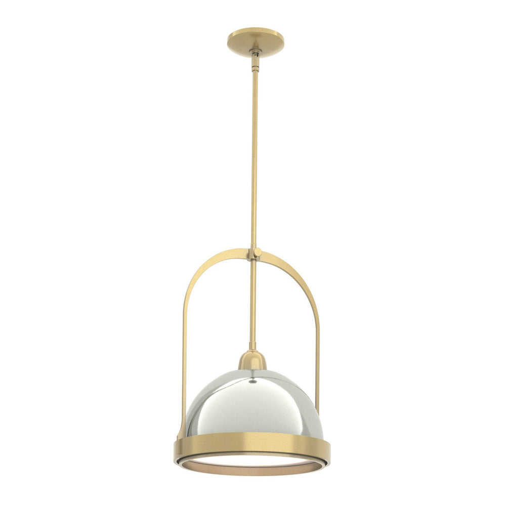 Hubbardton Forge - One Light Mini Pendant - Atlas - Modern Brass- Union Lighting Luminaires Decor