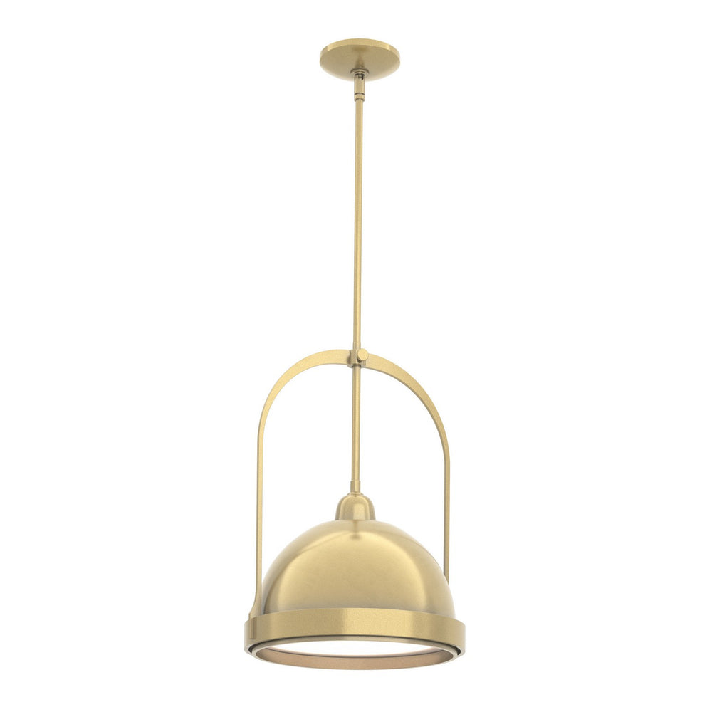 Hubbardton Forge - One Light Mini Pendant - Atlas - Modern Brass- Union Lighting Luminaires Decor