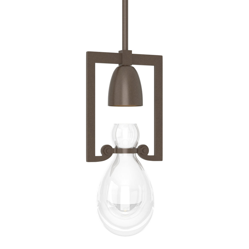Hubbardton Forge - One Light Mini Pendant - Apothecary - Bronze- Union Lighting Luminaires Decor