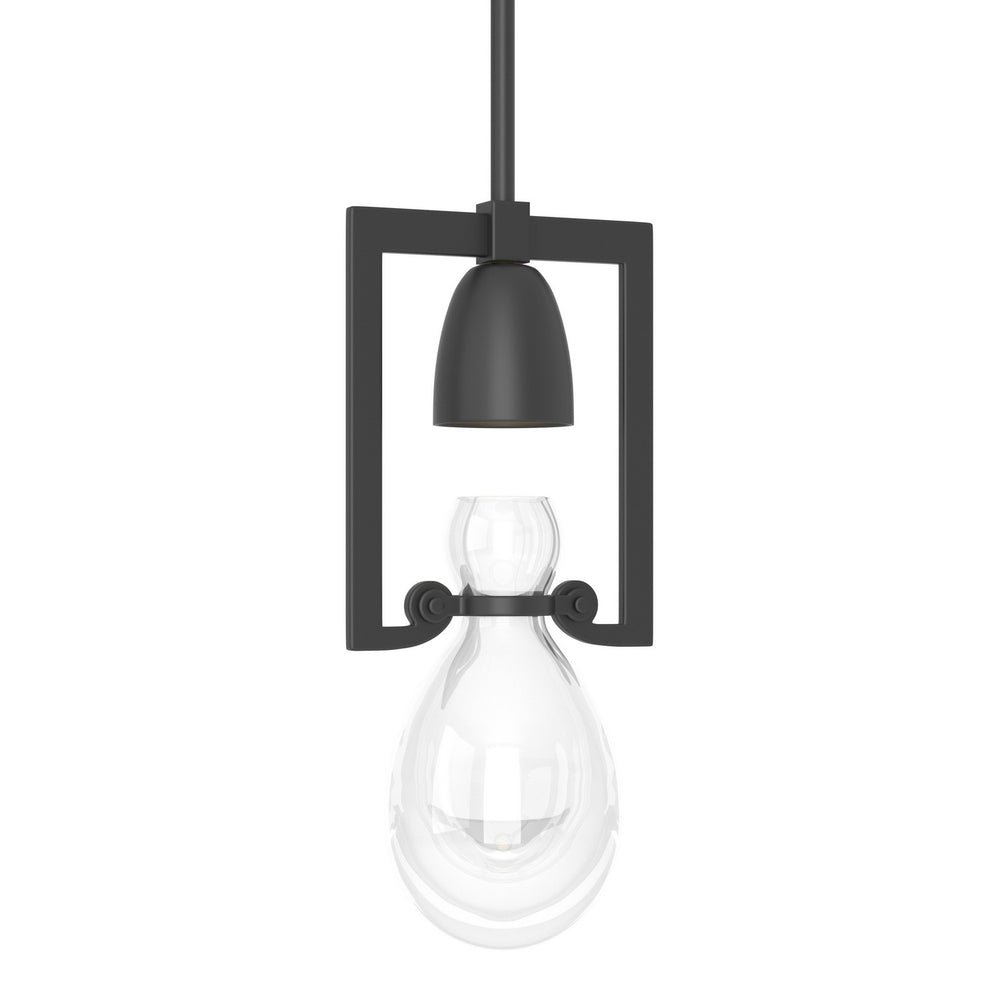 Hubbardton Forge - One Light Mini Pendant - Apothecary - Black- Union Lighting Luminaires Decor