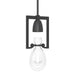 Hubbardton Forge - One Light Mini Pendant - Apothecary - Black- Union Lighting Luminaires Decor