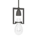 Hubbardton Forge - One Light Mini Pendant - Apothecary - Natural Iron- Union Lighting Luminaires Decor