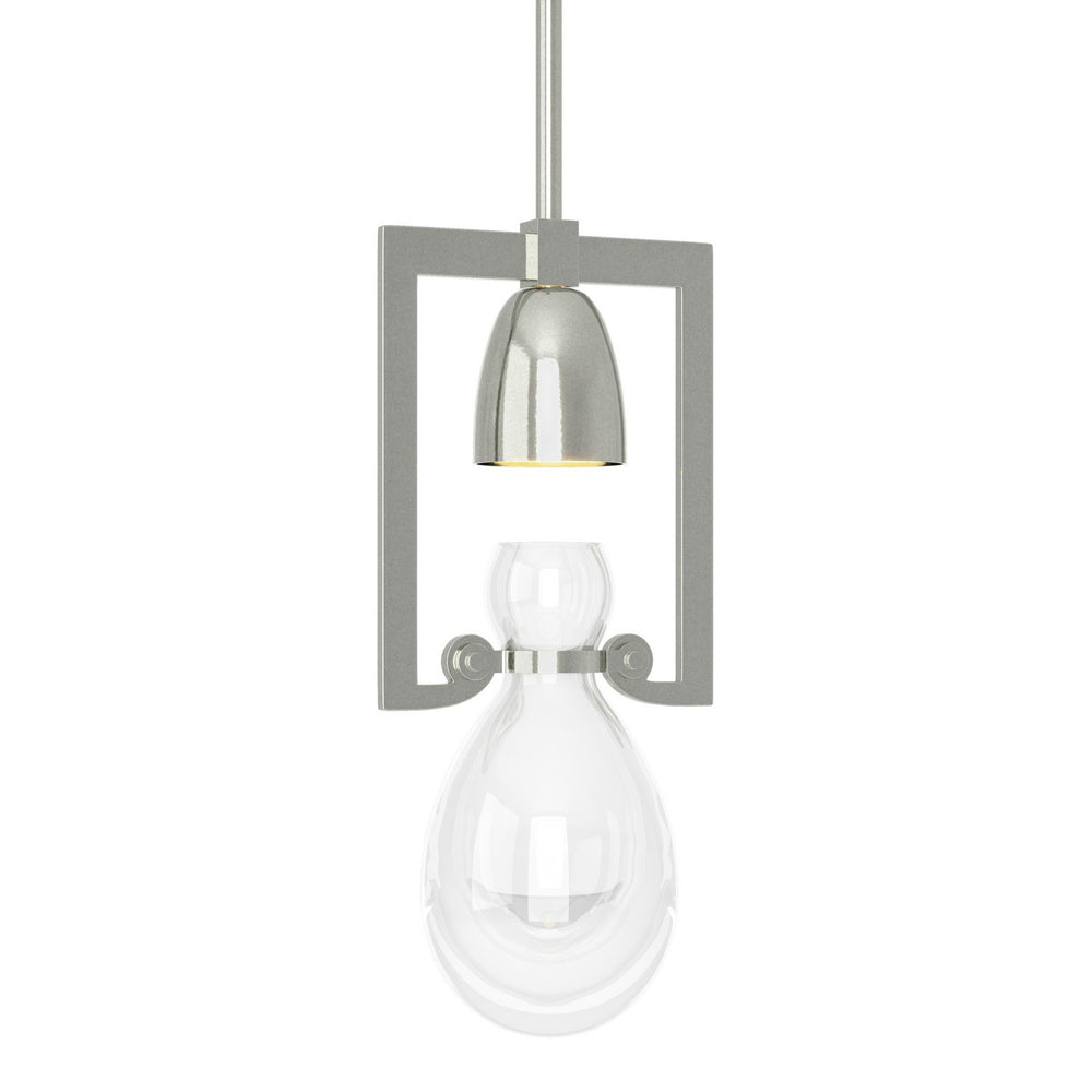 Hubbardton Forge - One Light Mini Pendant - Apothecary - Sterling- Union Lighting Luminaires Decor