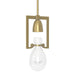 Hubbardton Forge - One Light Mini Pendant - Apothecary - Modern Brass- Union Lighting Luminaires Decor