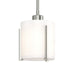 Hubbardton Forge - One Light Mini Pendant - Exos Glass - Sterling- Union Lighting Luminaires Decor