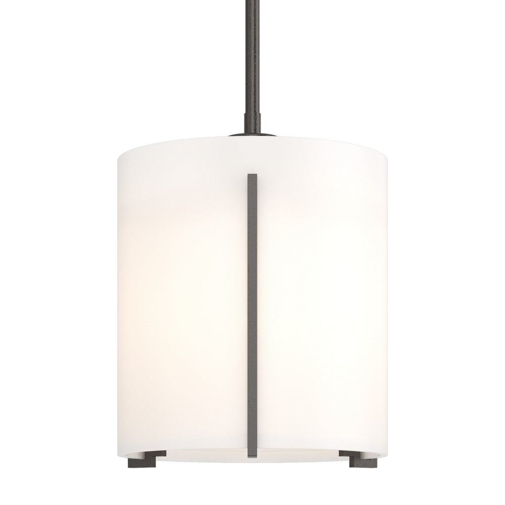 Hubbardton Forge - One Light Mini Pendant - Exos Glass - Oil Rubbed Bronze- Union Lighting Luminaires Decor