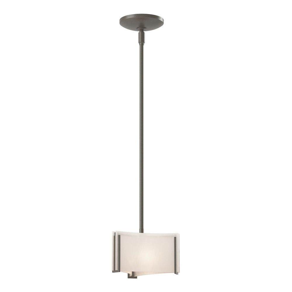 Hubbardton Forge - One Light Mini Pendant - Exos Glass - Dark Smoke- Union Lighting Luminaires Decor