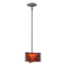 Hubbardton Forge - One Light Mini Pendant - Exos Glass - Dark Smoke- Union Lighting Luminaires Decor