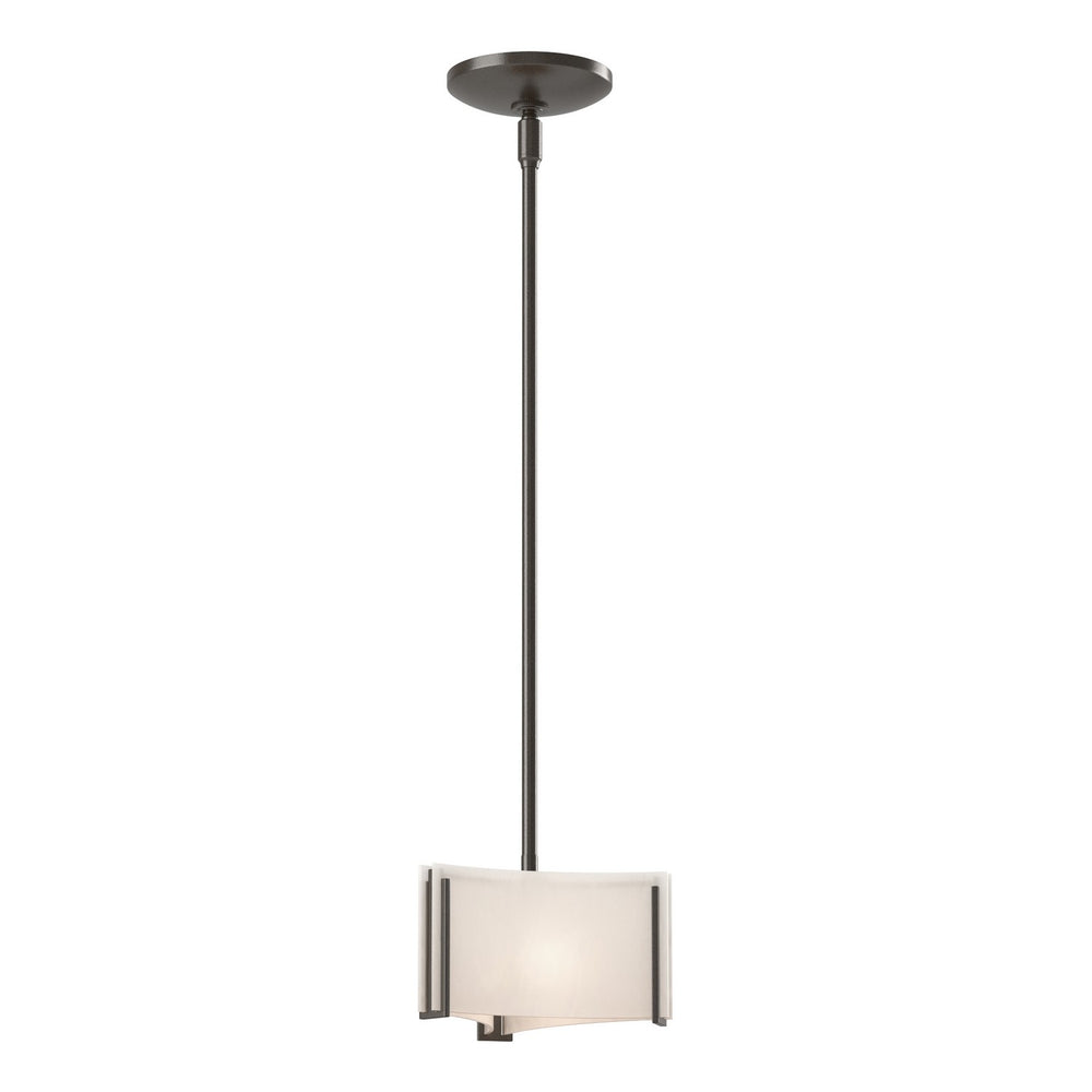 Hubbardton Forge - One Light Mini Pendant - Exos Glass - Oil Rubbed Bronze- Union Lighting Luminaires Decor