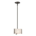 Hubbardton Forge - One Light Mini Pendant - Exos Glass - Oil Rubbed Bronze- Union Lighting Luminaires Decor