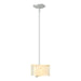 Hubbardton Forge - One Light Mini Pendant - Exos Glass - Vintage Platinum- Union Lighting Luminaires Decor
