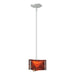 Hubbardton Forge - One Light Mini Pendant - Exos Glass - Vintage Platinum- Union Lighting Luminaires Decor