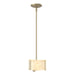 Hubbardton Forge - One Light Mini Pendant - Exos Glass - Soft Gold- Union Lighting Luminaires Decor