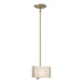 Hubbardton Forge - One Light Mini Pendant - Exos Glass - Soft Gold- Union Lighting Luminaires Decor