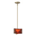 Hubbardton Forge - One Light Mini Pendant - Exos Glass - Soft Gold- Union Lighting Luminaires Decor