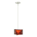 Hubbardton Forge - One Light Mini Pendant - Exos Glass - Sterling- Union Lighting Luminaires Decor