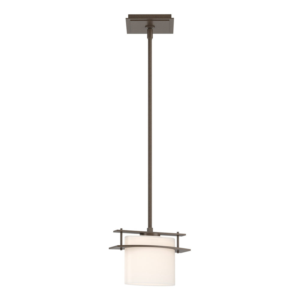 Hubbardton Forge - One Light Mini Pendant - Ellipse - Bronze- Union Lighting Luminaires Decor