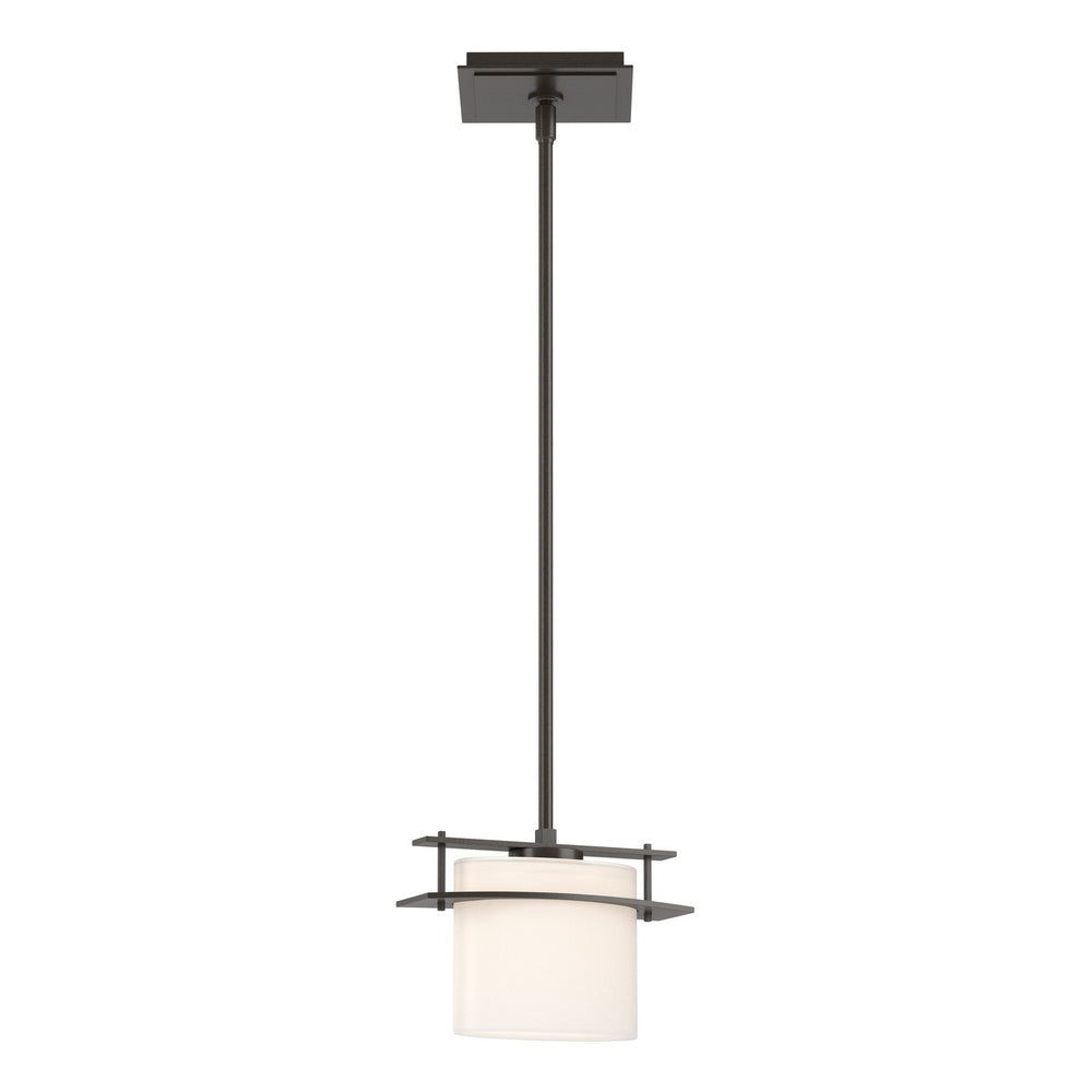 Hubbardton Forge - One Light Mini Pendant - Ellipse - Oil Rubbed Bronze- Union Lighting Luminaires Decor