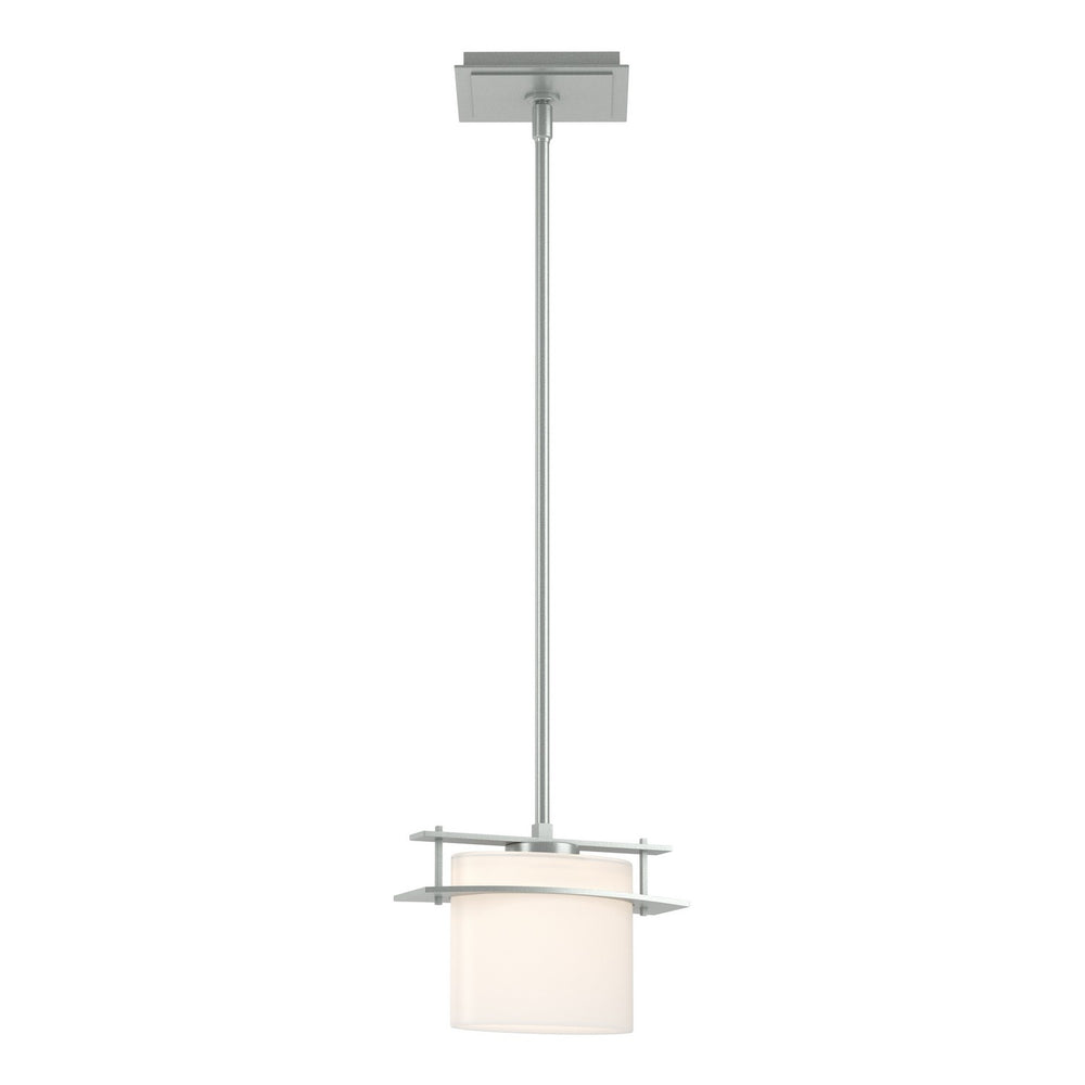 Hubbardton Forge - One Light Mini Pendant - Ellipse - Vintage Platinum- Union Lighting Luminaires Decor