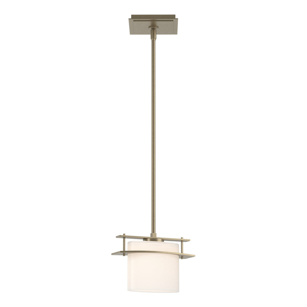 Hubbardton Forge - One Light Mini Pendant - Ellipse - Soft Gold- Union Lighting Luminaires Decor