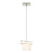 Hubbardton Forge - One Light Mini Pendant - Ellipse - Sterling- Union Lighting Luminaires Decor